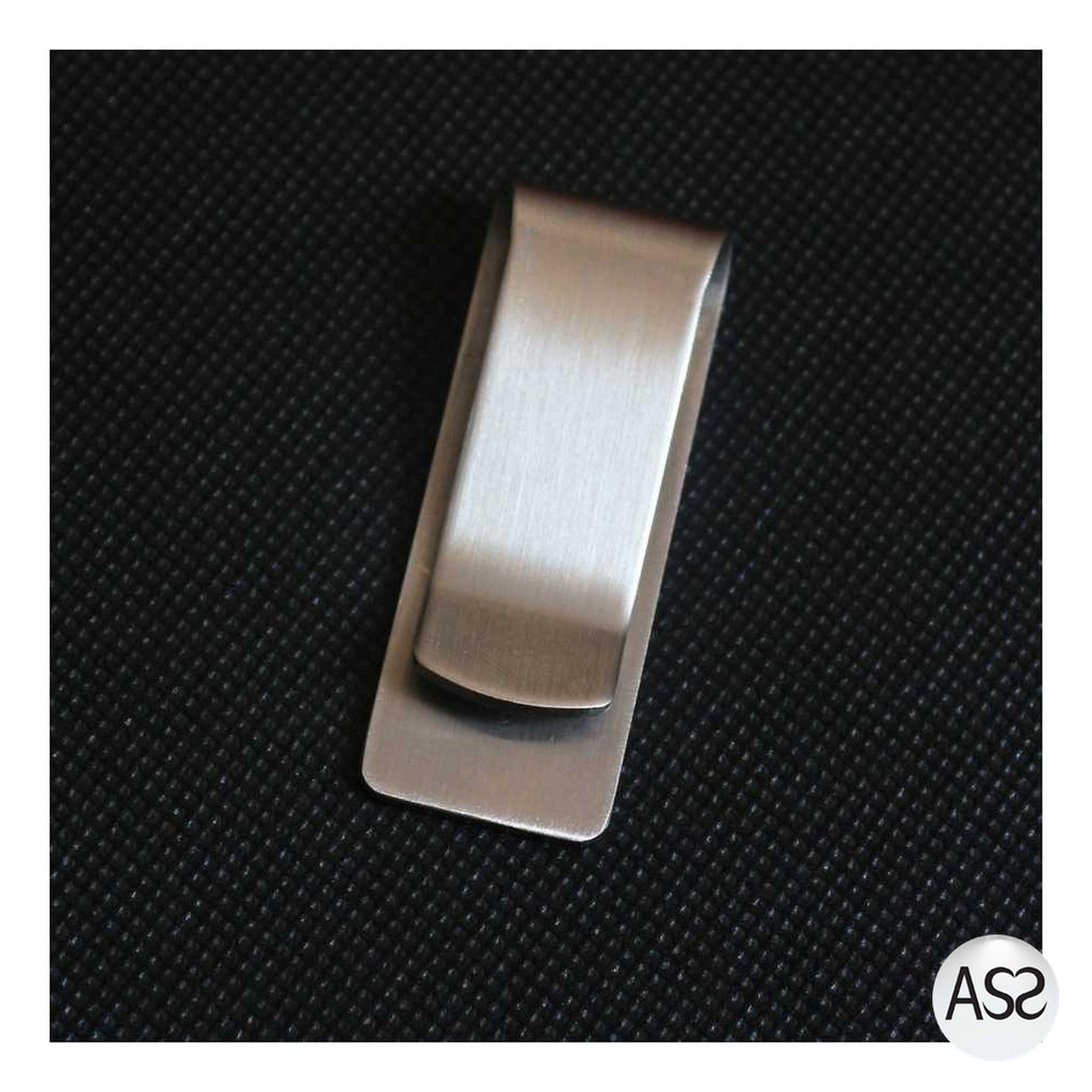 ASS Shop - Rhodey Dompet Klip Uang Kertas Stainless Steel - HHYF