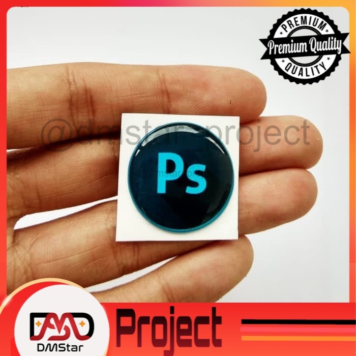 

[DMSTAR] ADOBE PHOTOSHOP Emblem Stiker Resin Aksesoris Casing PC dan laptop READY STOCK