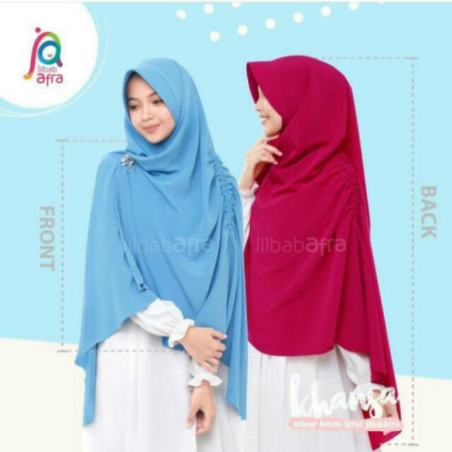 Khansa (Khimar Serut Jilbab Afra)