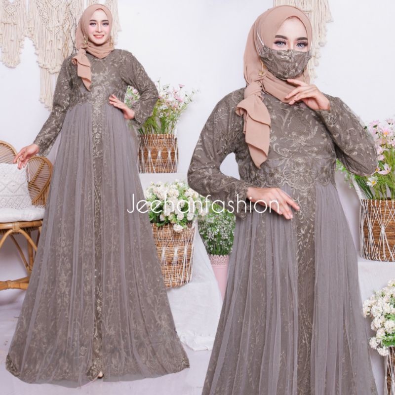 Gamis Alexa / Gamis Burkat / Gamis Gaun / Gamis ceruty / Gamis murah / Baju Kebaya