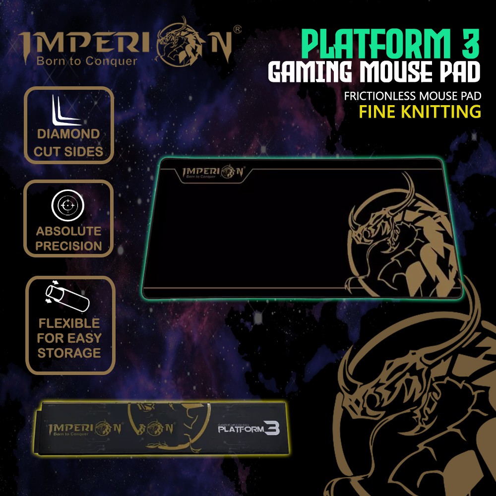 Mouse pad gaming imperion platform 3 - Mousepad extended speed type