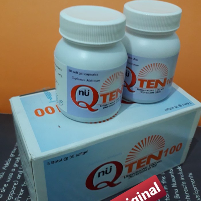 TERLARIS Q TEN 100 mg,, tersedia juga Q Ten 30 dan Q Ten Com