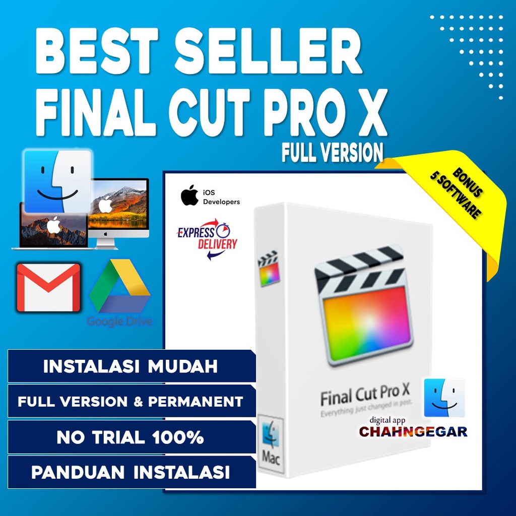 Final Cut Pro X 10.6.1 Mac Full Version | Software Editing Video Terpopuler Final Cut Pro Video Editor