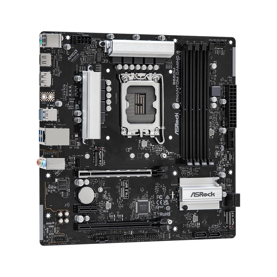 ASRock B660M Phantom Gaming 4 (LGA1700, B660, DDR4, USB3.2, SATA3)