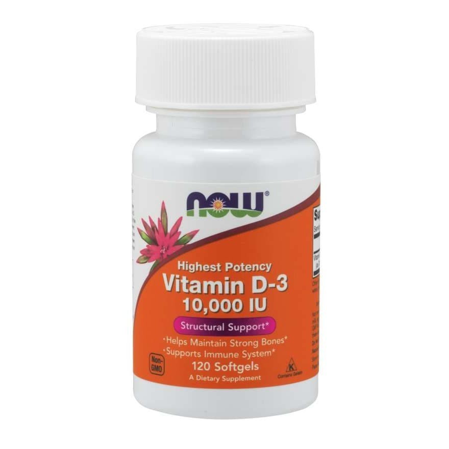 NOW FOODS VITAMIN D3 10.000 IU 120 SOFTGELS MURAH TERMURAH