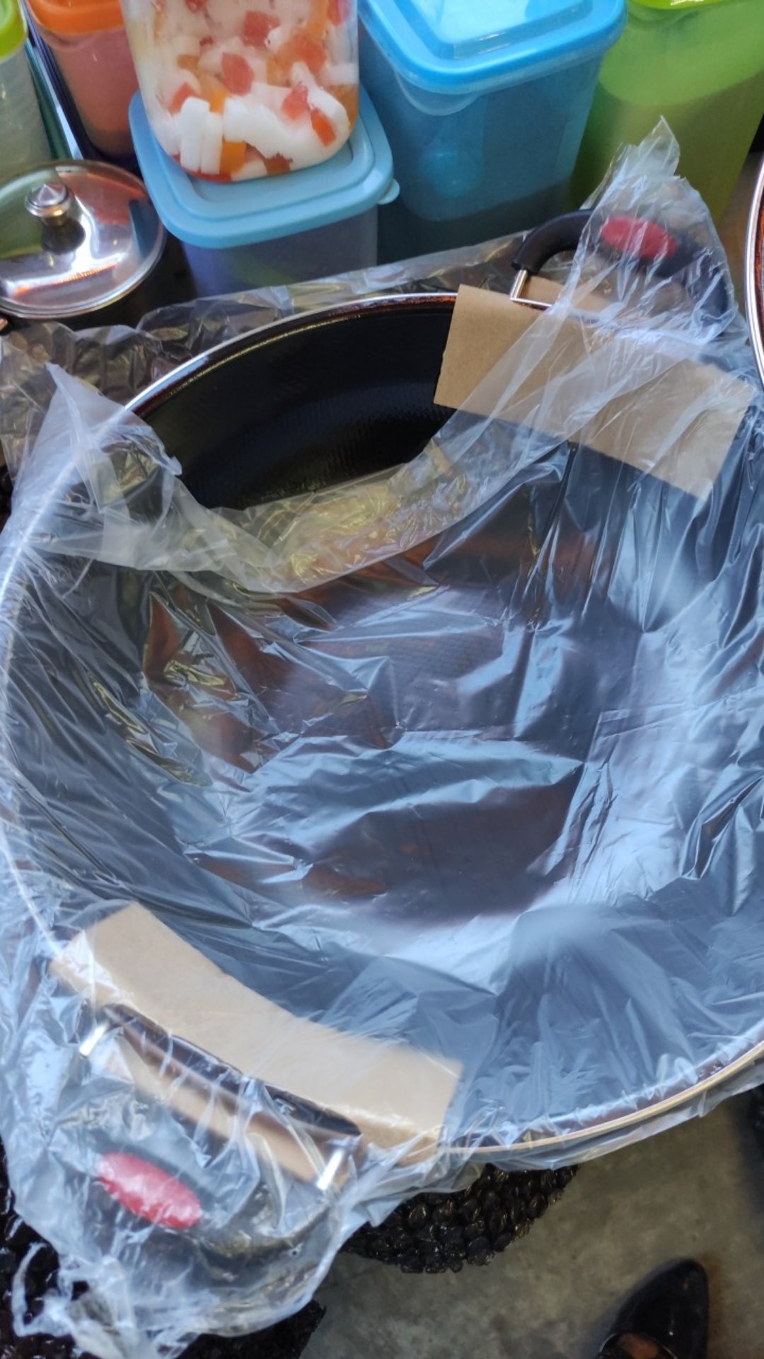 Paket Hemat Wajan Teflon Gagang Merah 32cm  Anti Lengket Alat Masak Yang Aman Digunakan Termurah