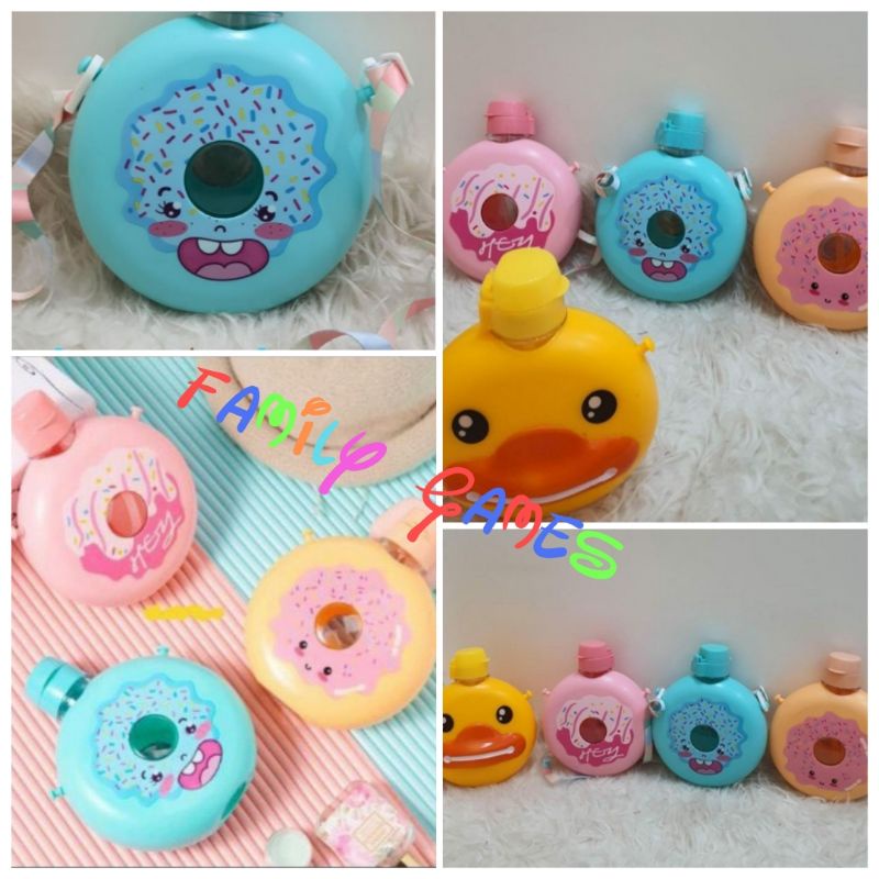 family games BOTOL MINUM DONAT sedotan  bebek sedot anak bpa tali selempang