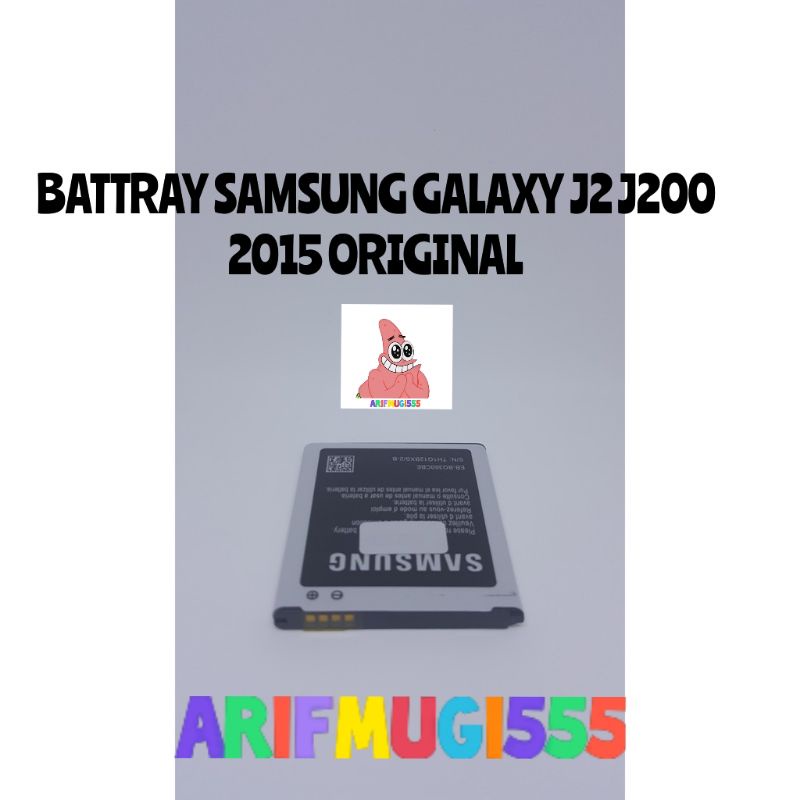 BATTERY BATTRAY BATRE BATERAI SAMSUNG GALAXY J2 J200 2015 ORIGINAL