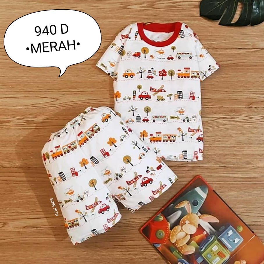 Klik Mds Baju Bayi Anak Laki-laki Baju Rumahan Kode 940D Ukuran 1-2-3 Usia 6 Bulan-24 Bulan