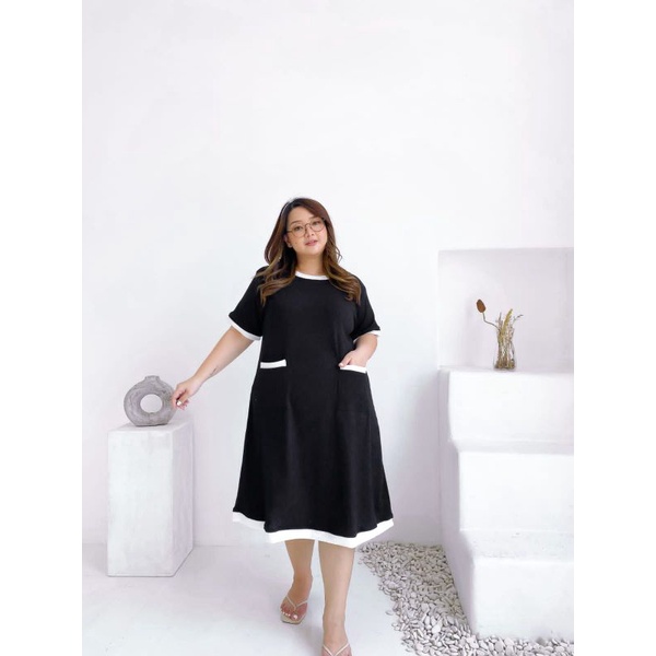 KOREAN DRESS KNIT IMPORT BIGSIZE