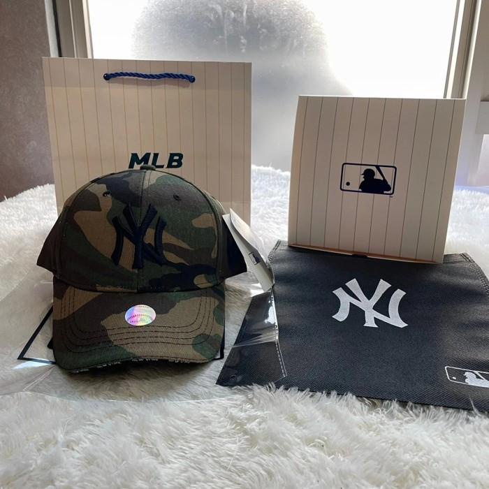 Mlb Baseball Cap Army Original (Topi Pria / Topi Wanita)