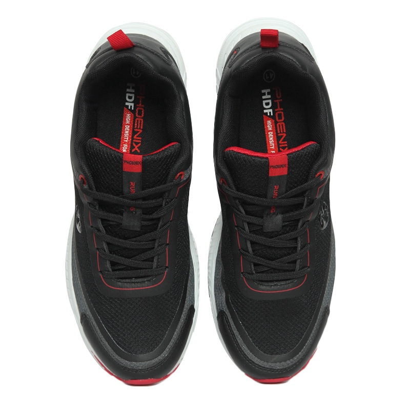 Phoenix Tritan Sepatu Running Pria - Black/Red