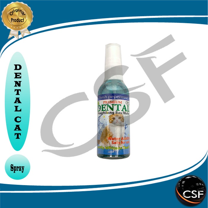 Dental Cat spray Obat penghilang bau mulut kucing