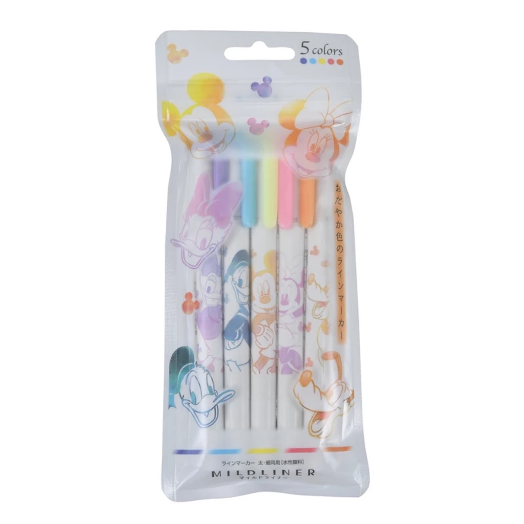 

Disney Mickey & Friends Fluorescent Mildliner Stencil Touch