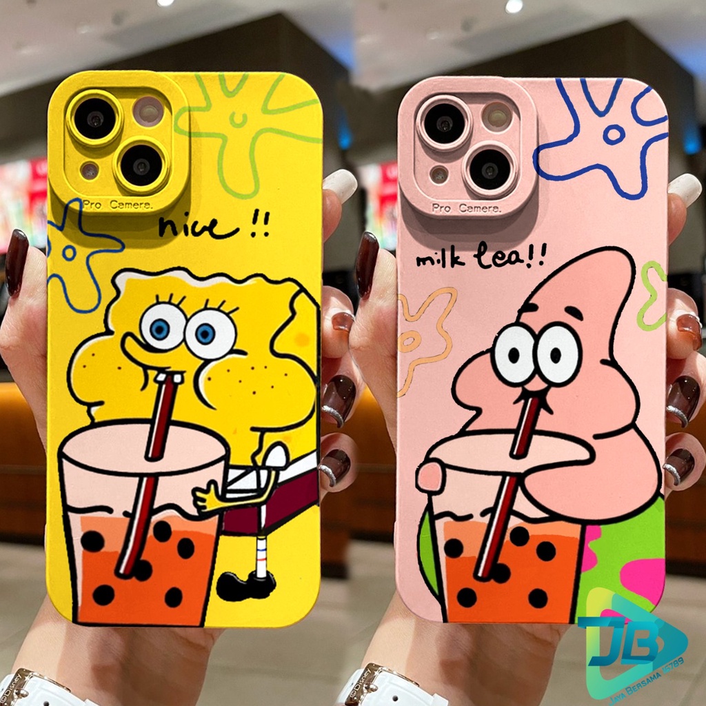 SOFTCASE PROCAMERA CUSTOM SPONGEBOB OPPO VIVO SAMSUNG REALME XIAOMI IPHONE INFINIX FOR ALL TYPE JB5737