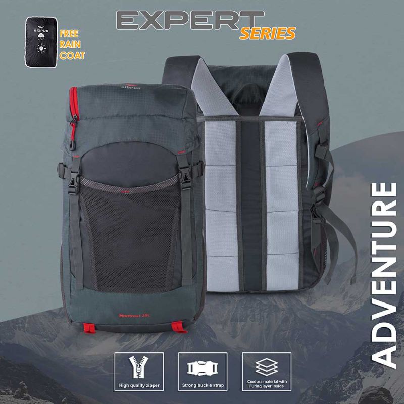 Tas Backpack 25 Liter Pria Wanita Terbaru | Tas Ransel Keril Premium | Tas Gunung Adventure Travelling Original