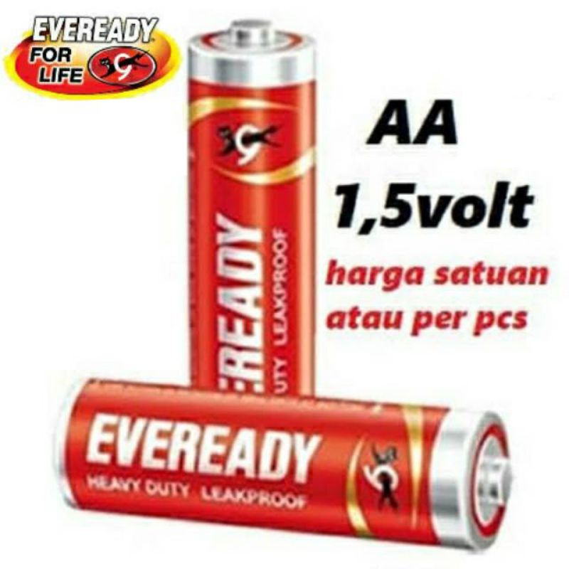 Baterai AA Eveready Bateray battery AA batrei A2 batreai AAA A3