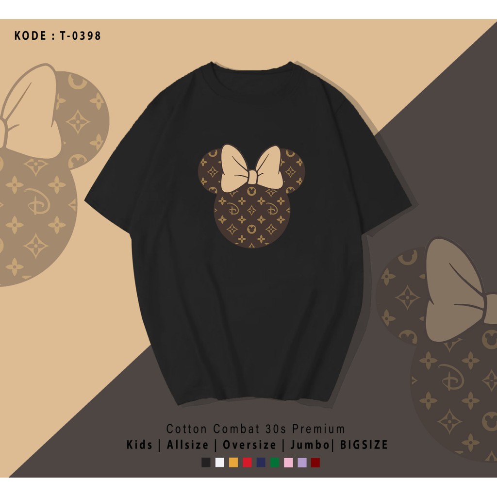 T-SHIRT MINNIE MEWAH / TERMURAH BAJU KAOS KATUN LENGAN PENDEK / TUMBLR TEE