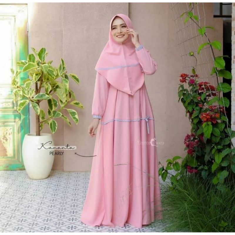 kananta syari set khimar cuci gudang murah