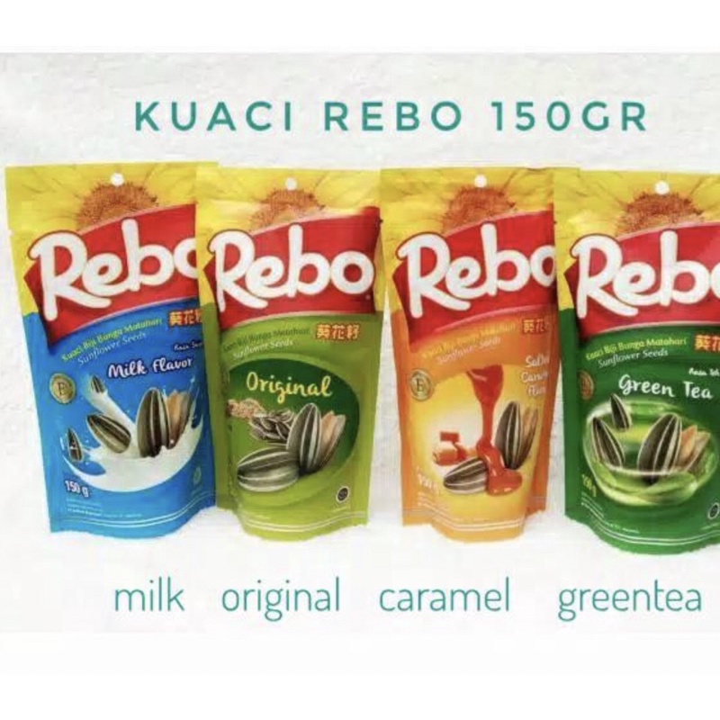 

[promo] cemilan anak dan org tua kuaci rebo 150gr aneka rasa