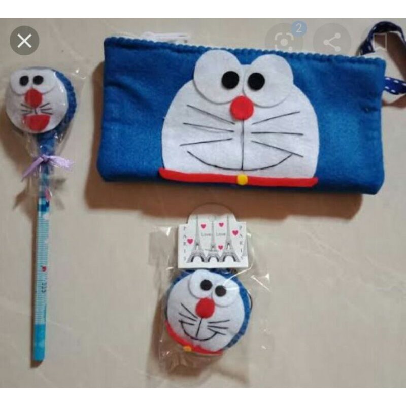 

tempat pensi se set/stationary set/doraemon/keroppi