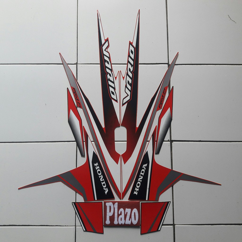 stiker vario cw 110 fi 2018 merah