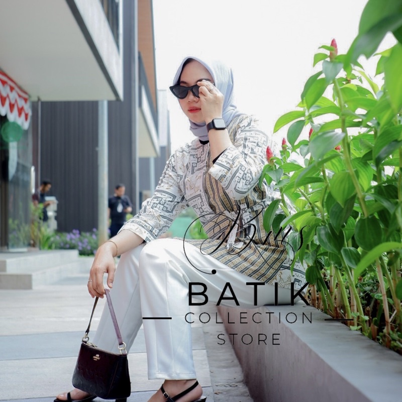 BLOUSE WANITA / BATIK WANITA KERJA / BLOUSE BATIK WANITA