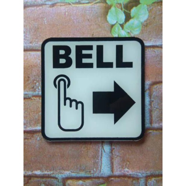 

[ - V265] PAPAN ACRYLIC TULISAN BELL