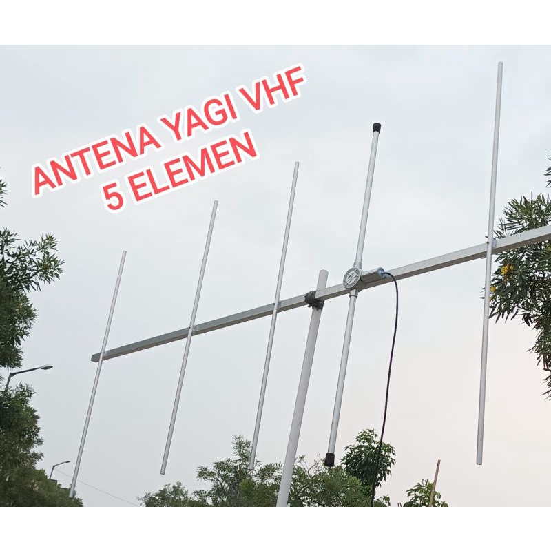 ANTENA YAGI VHF 5 ELEMEN