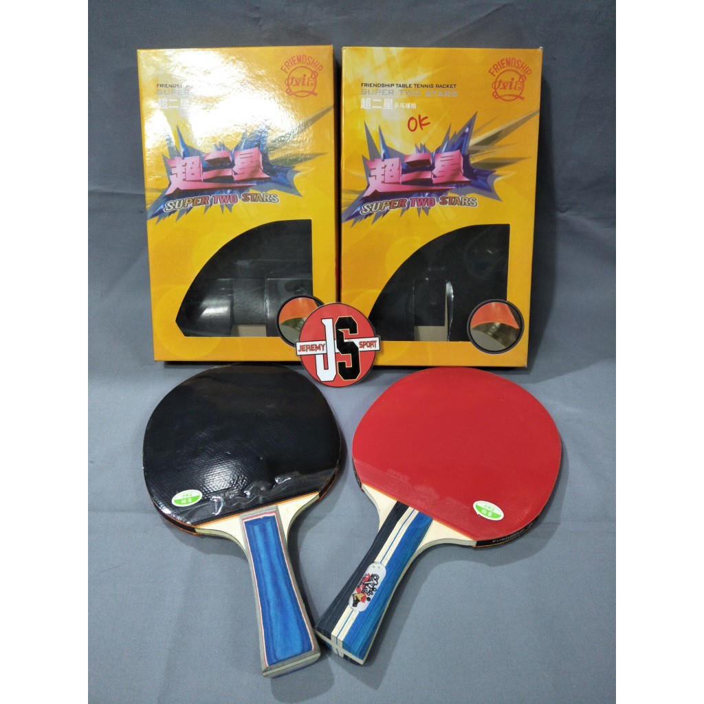 Bat pingpong - Bat tenis meja Friendship Super two Star