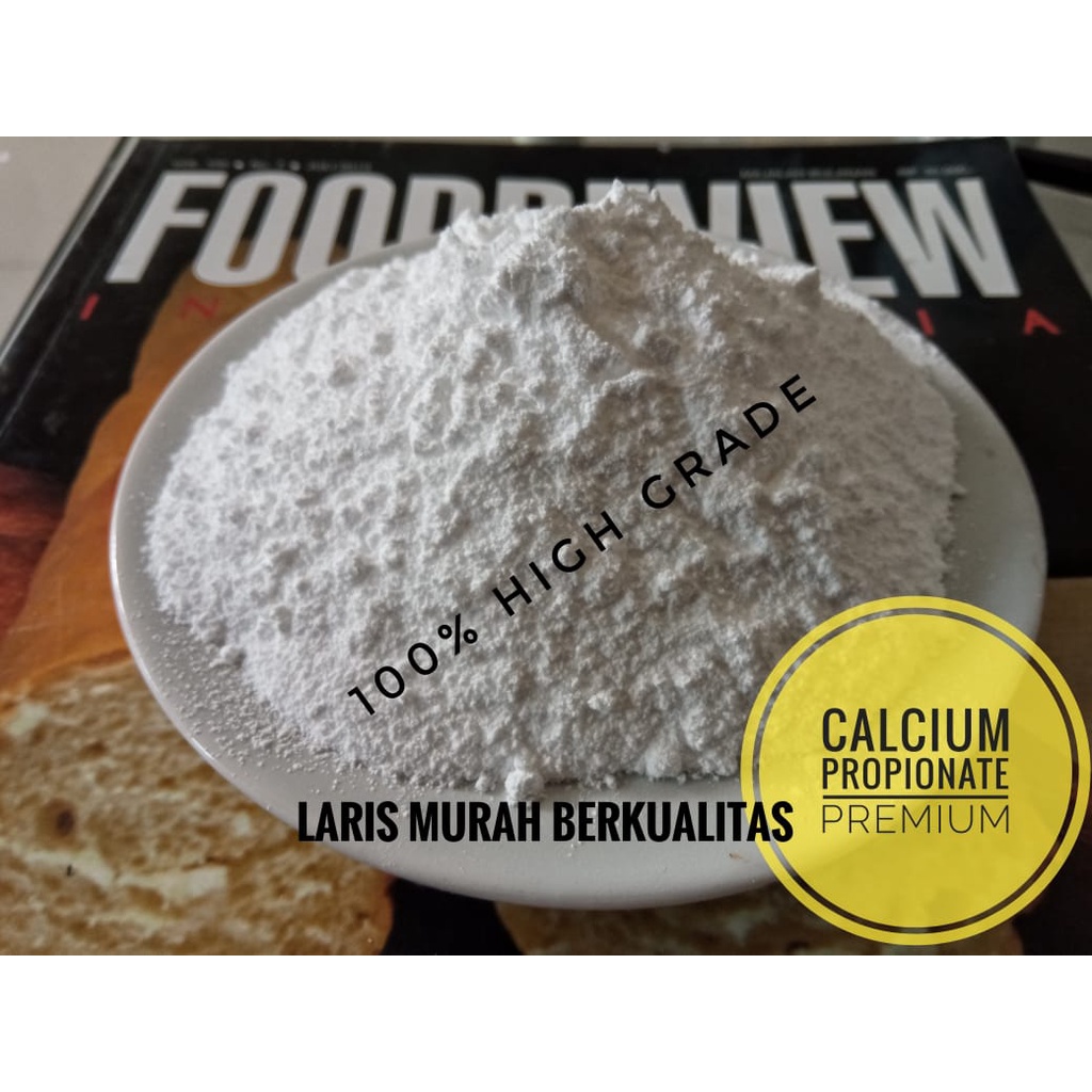 

KALSIUM/CALCIUM PROPIONATE 250 GRAM PENGAWET ROTI & ANTI TENGIK