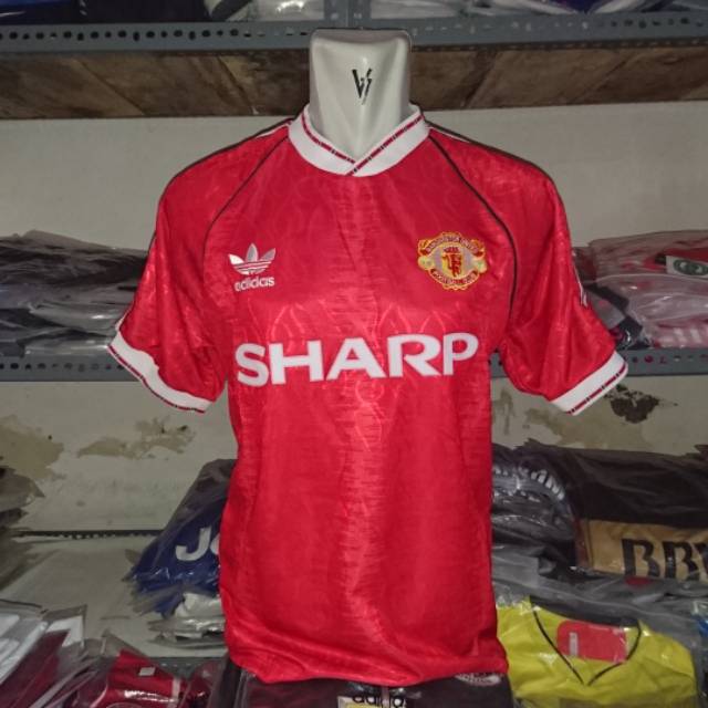 Jersey Retro A3 AAA Manchester United MU home 1990 1991 size S