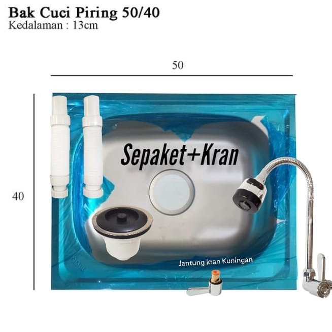 Bak Cuci Piring + Afur / Sink/ Kitchen Set/ Wastafel Cuci Piring