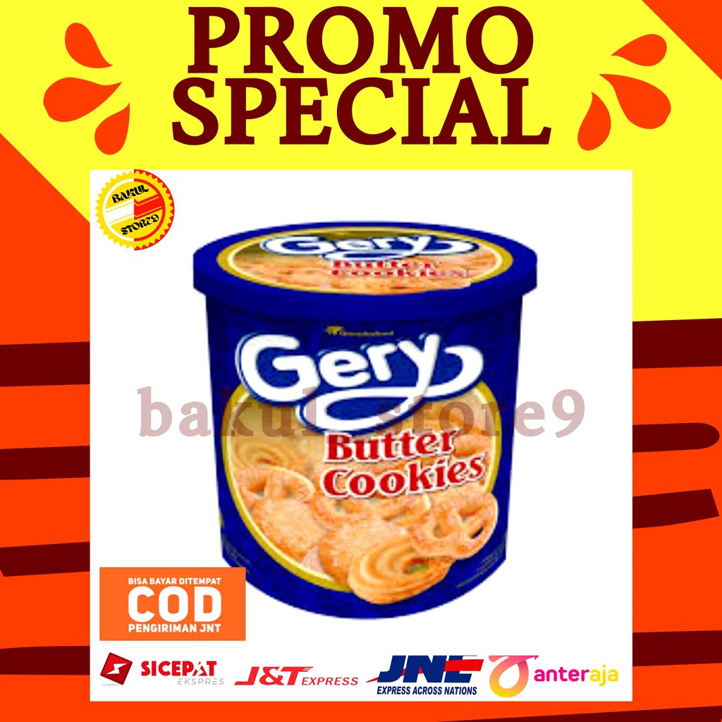 Gery Butter Cookies Kaleng 300gr