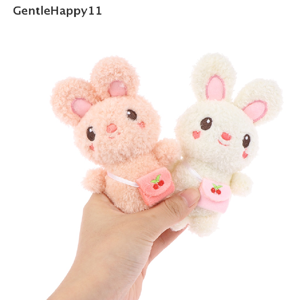 Gentlehappy Gantungan Kunci Boneka Kelinci Bahan Plush Ukuran 13CM