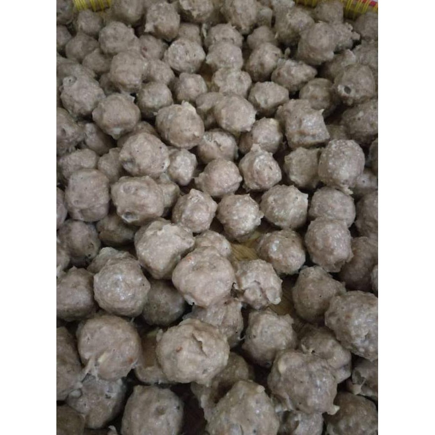 Jual Makanan Beku Bakso Urat Jumbo Baksoqu Non Msg Dengan Bumbu Kuah