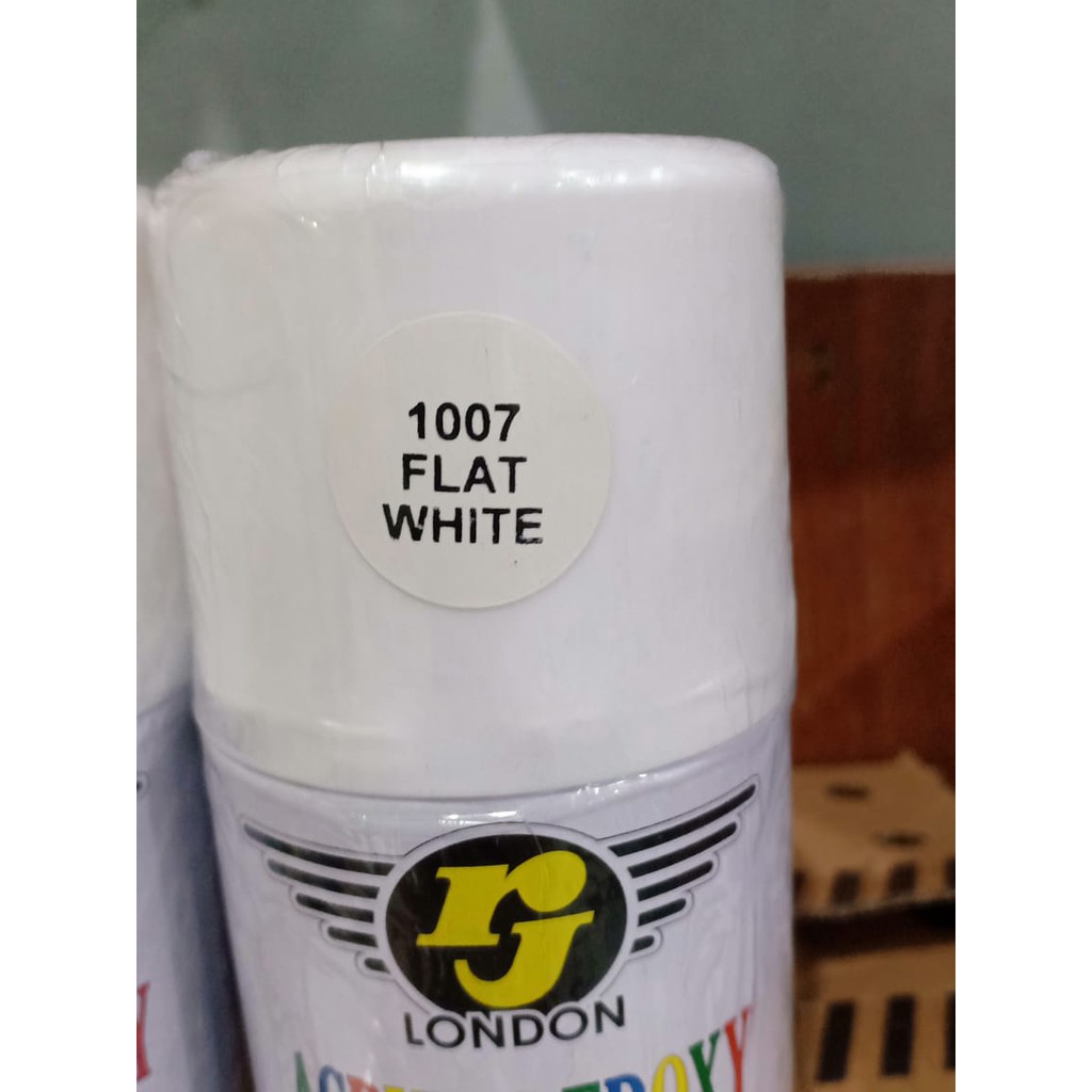 Pilok Pilox RJ London Warna Putih Mutiara &amp; Clear 300 ml