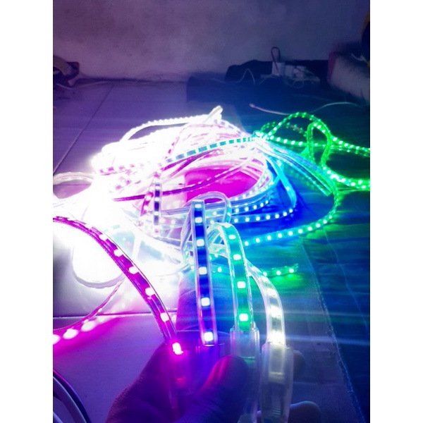 led strip selang anti air murah 220ac untuk taman, hiasan rumah