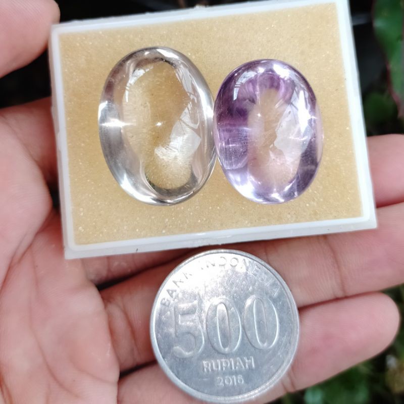 batu kecubung ungu putih super asli Kalimantan bkn akik murah bacan Wulung giok amethys safir pirus