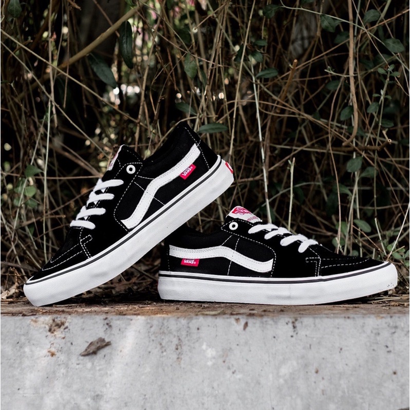 VANS SK8-LOW PRO BLACK/WHITE ORIGINAL 100%