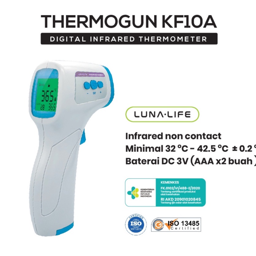 THERMOMETER INFRARED LUNA LIFE KF10A
