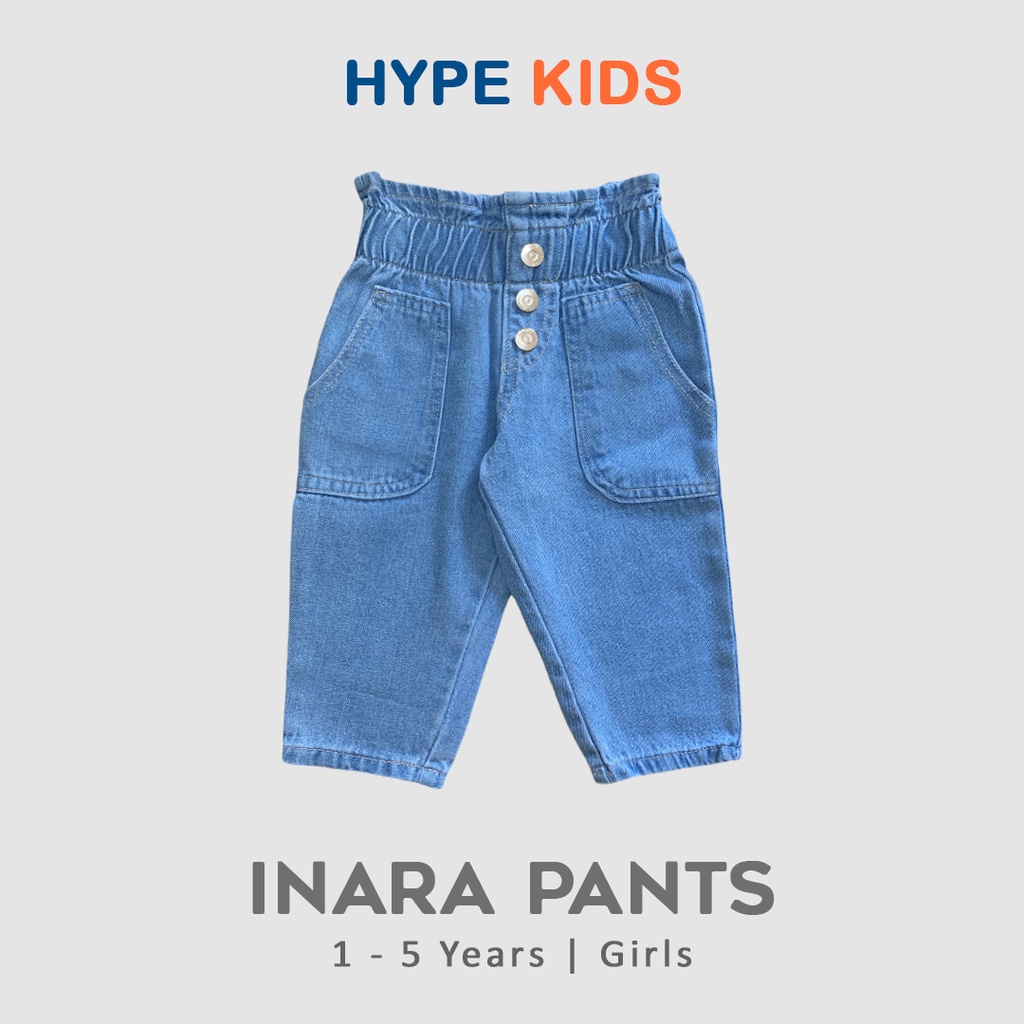 Hypekids Inara Pants - Celana Panjang Jeans Anak Usia 1 - 5 Tahun Perempuan