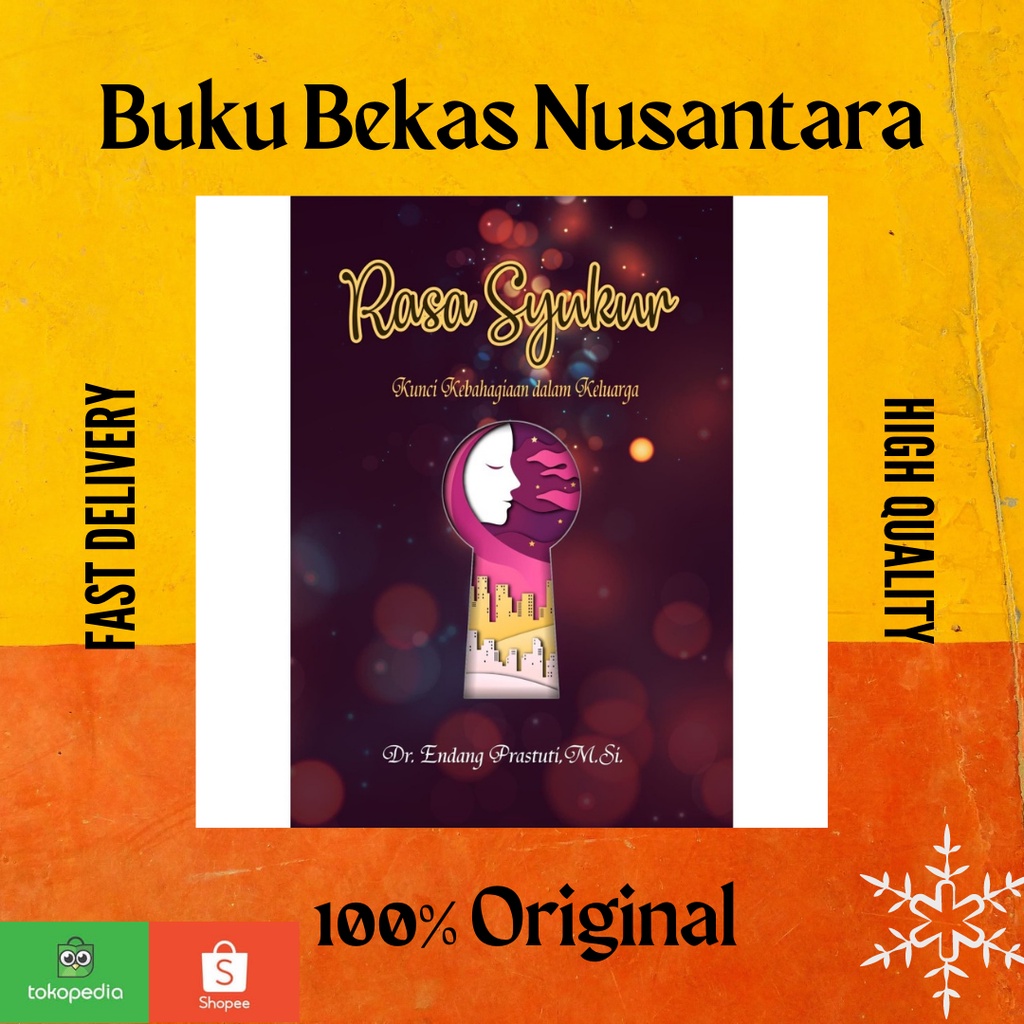 Jual Buku Rasa Syukur Kunci Kebahagiaan Dalam Keluarga Indonesia Shopee