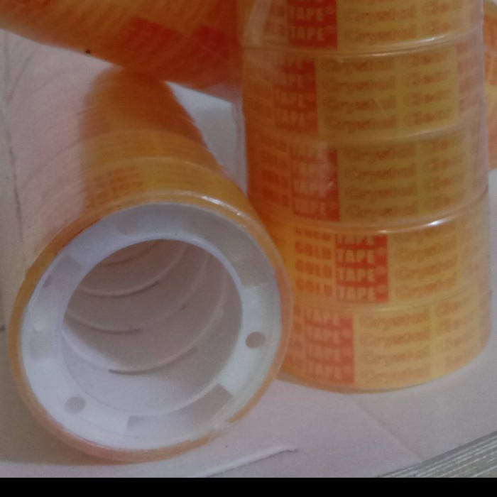 

ISOLASI KADO GOLDTAPE SELOTIP BENING TRANSPARAN