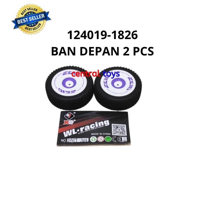 ban depan 2pcs WLtoys 124019 124017 brushless buggy 124019-1826
