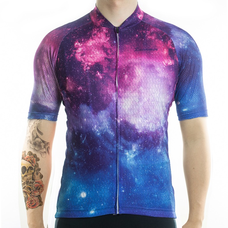 Jersey Sepeda Racmmer Colorful Galaxy