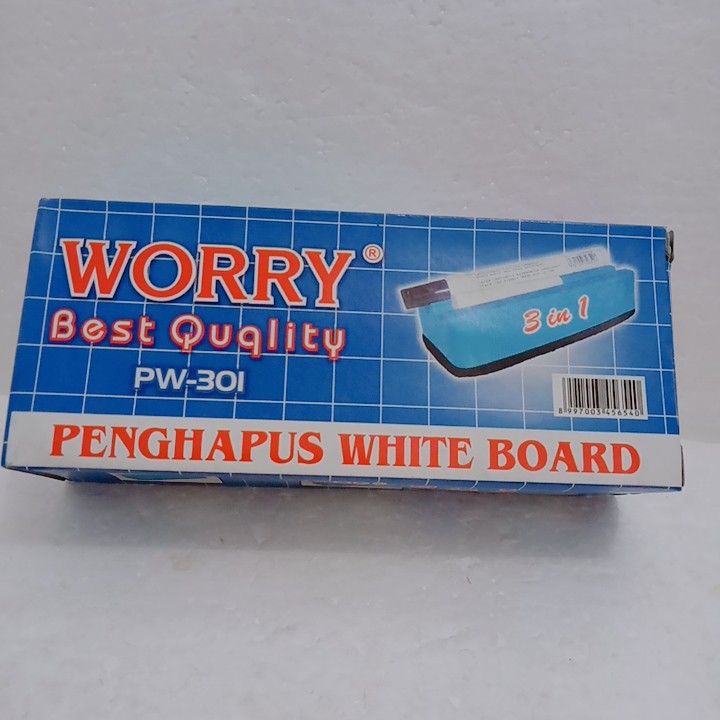 

Penghapus Papan Tulis Worry PW-301 / Penghapus Whiteboard worry 3 in 1
