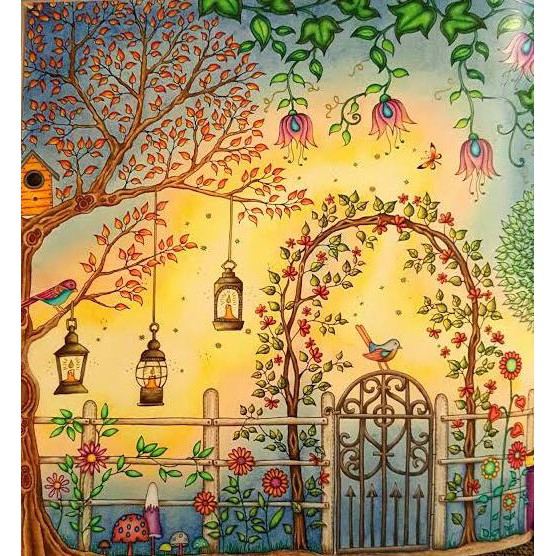 IHOT SALEl Secret Garden Coloring Book Art Therapy ICLQl