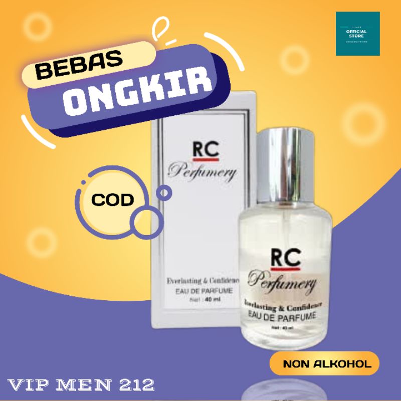 Parfum Farfum Rc Vip Men 212 Sholat Pria Laki Laki Cowo Cowok Tahan Lama