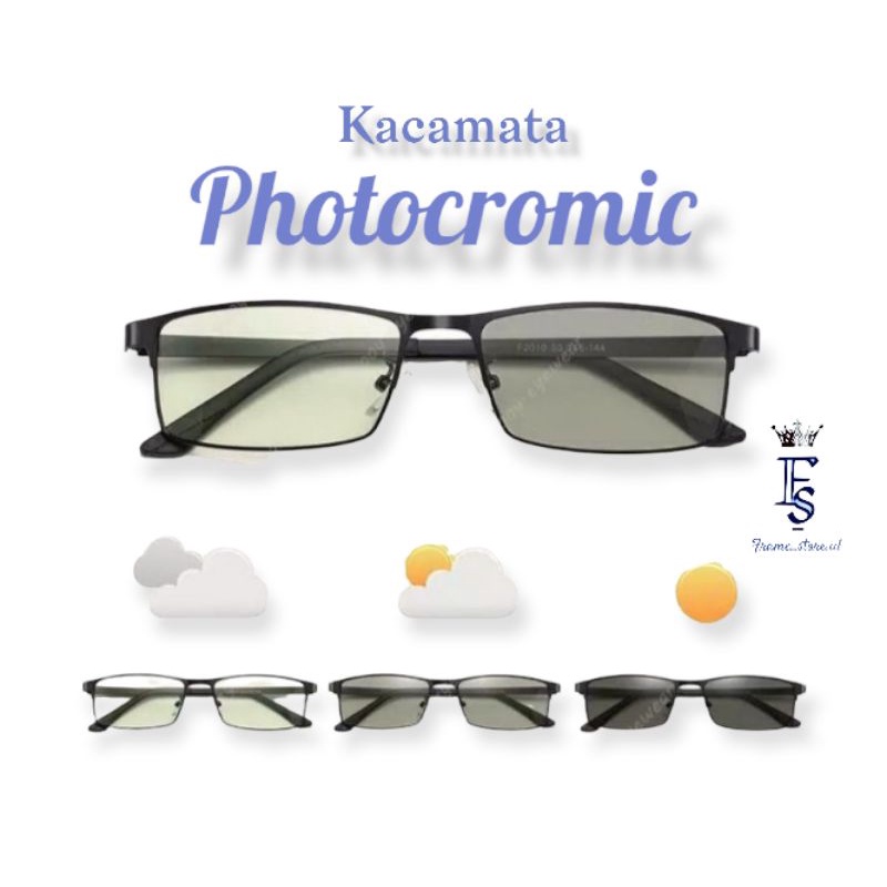 Kacamata Photocromic Anti Radiasi/ Kaca mata Blueray Potokromik PRIA DAN WANITA